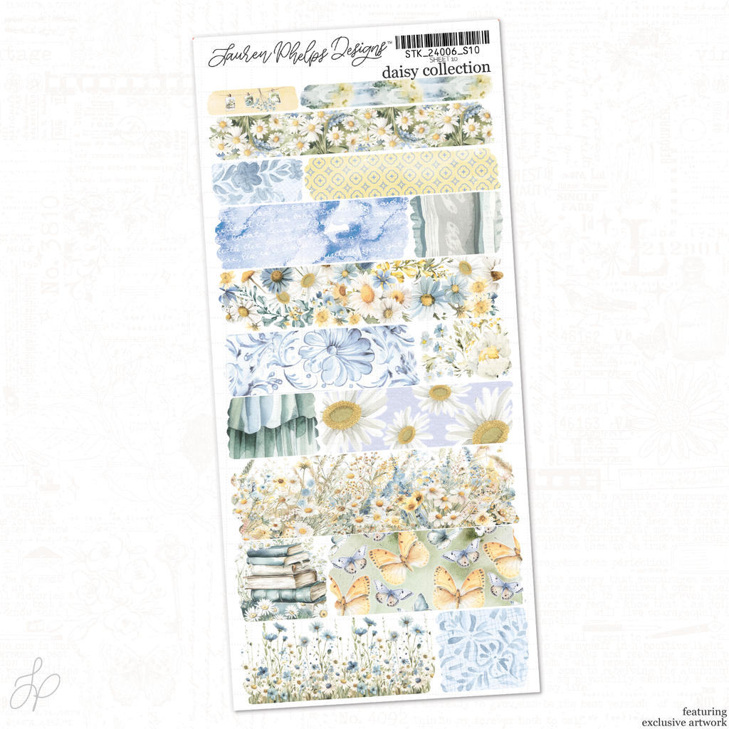 Daisy Collection Sticker Sheets