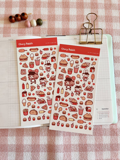 Burger Cafe (ver. 2) Sticker Sheet