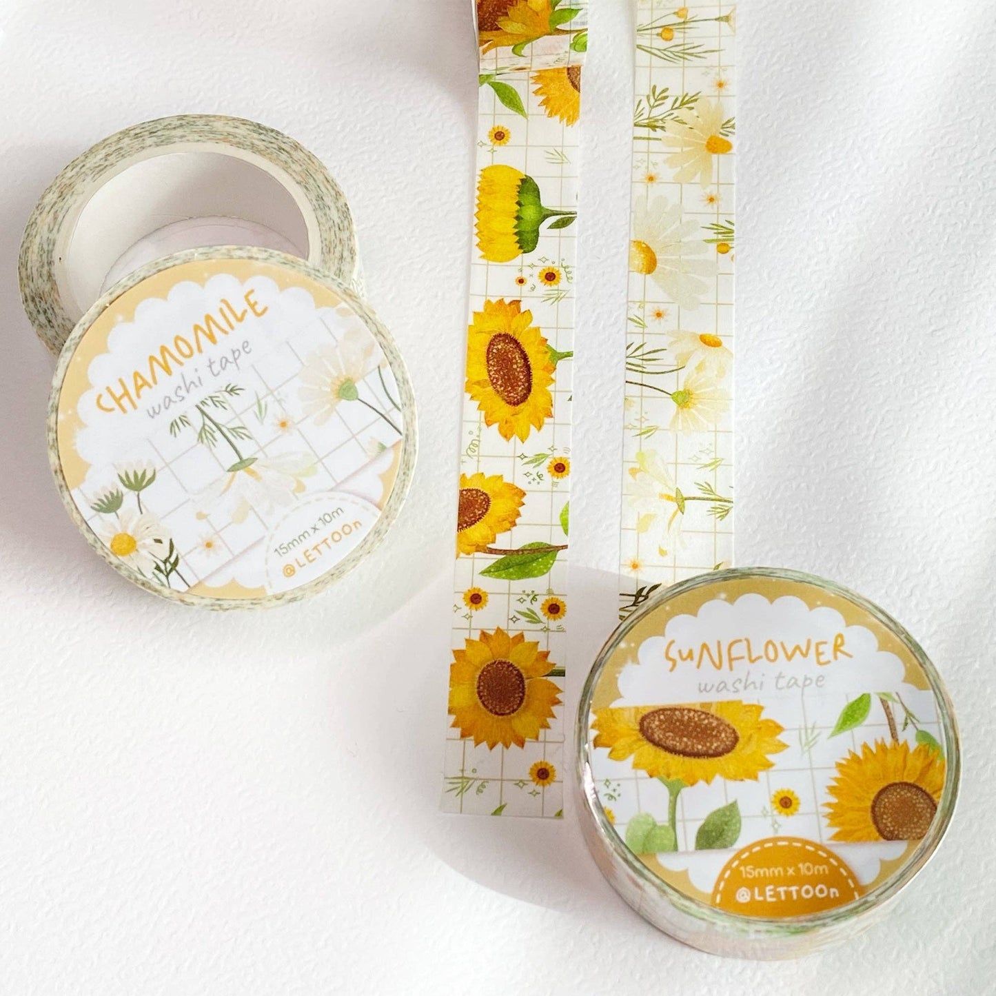 Chamomile & Sunflower - Washi Tapes