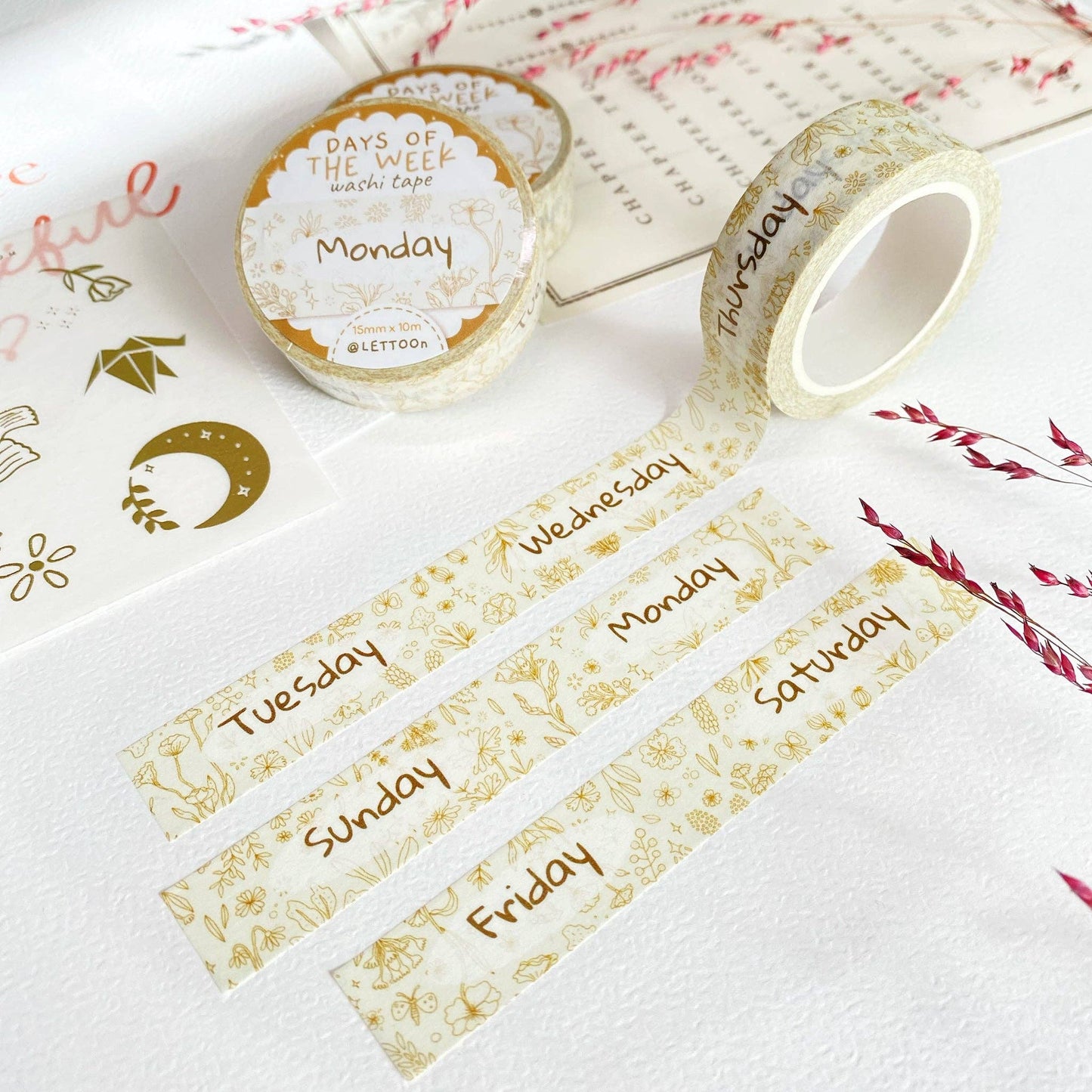 Days Of The Week - Washi Tape