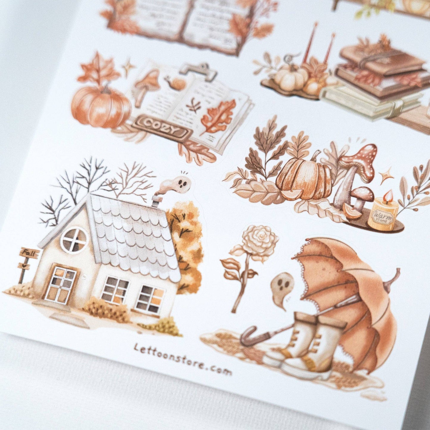Cozy Autumn Set - Sticker Sheet