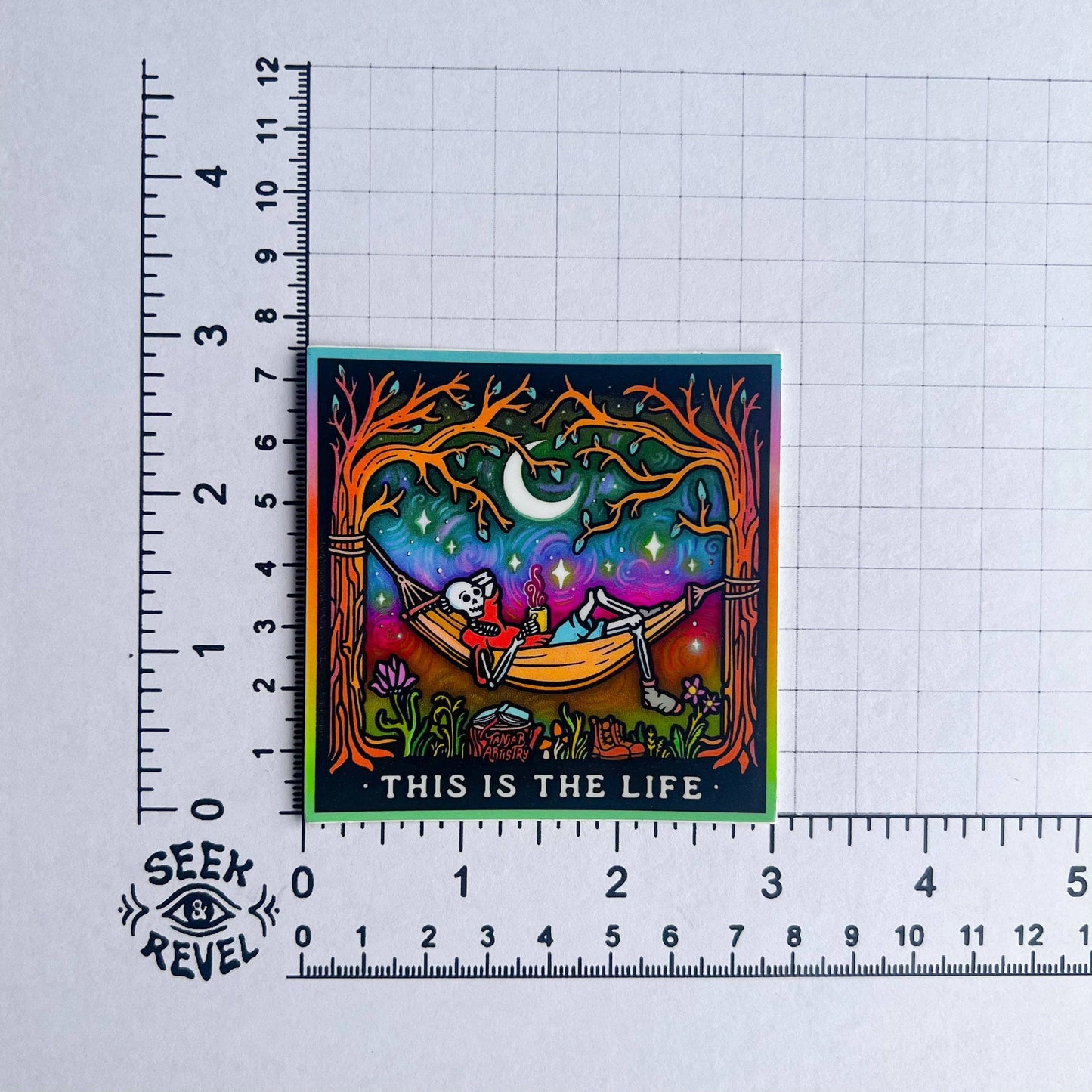 This is the Life - Large Waterproof Sticker