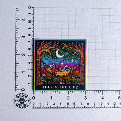 This is the Life - Large Waterproof Sticker