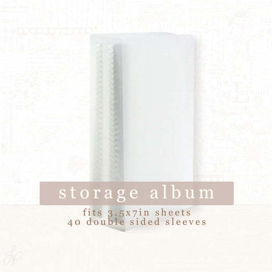 LPD Sticker Storage Album | 40 sleeves | 7x3.5x1.65in