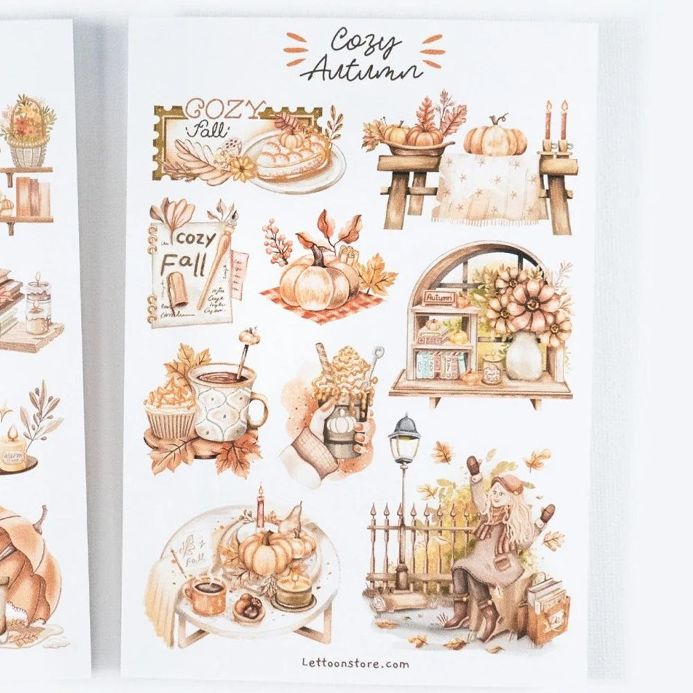 Cozy Autumn Set - Sticker Sheet