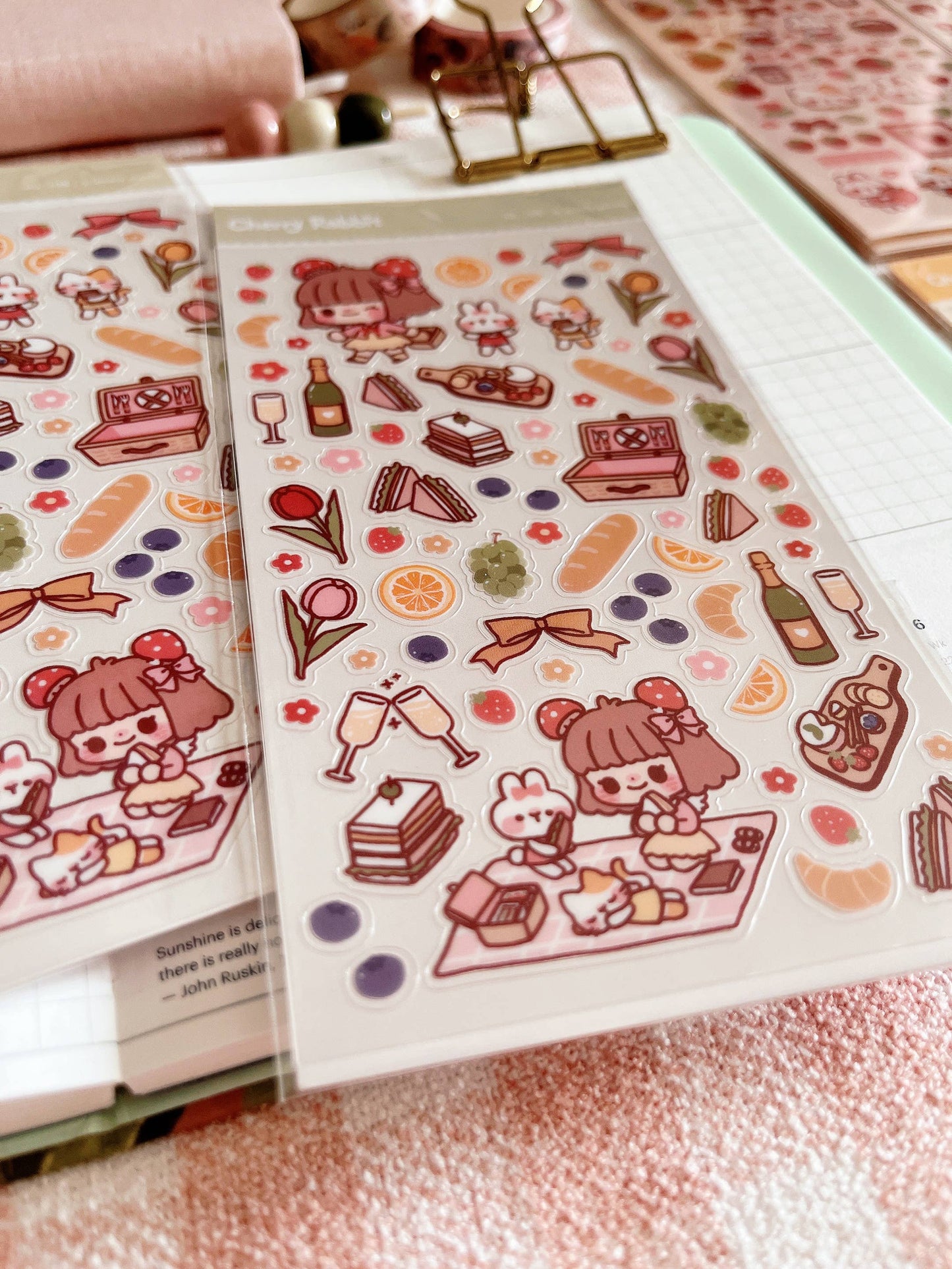 Lovely Picnic Sticker Sheet