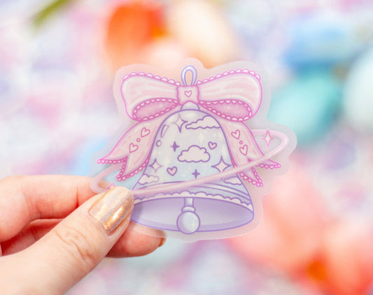 Coquette Bell Clear Sticker