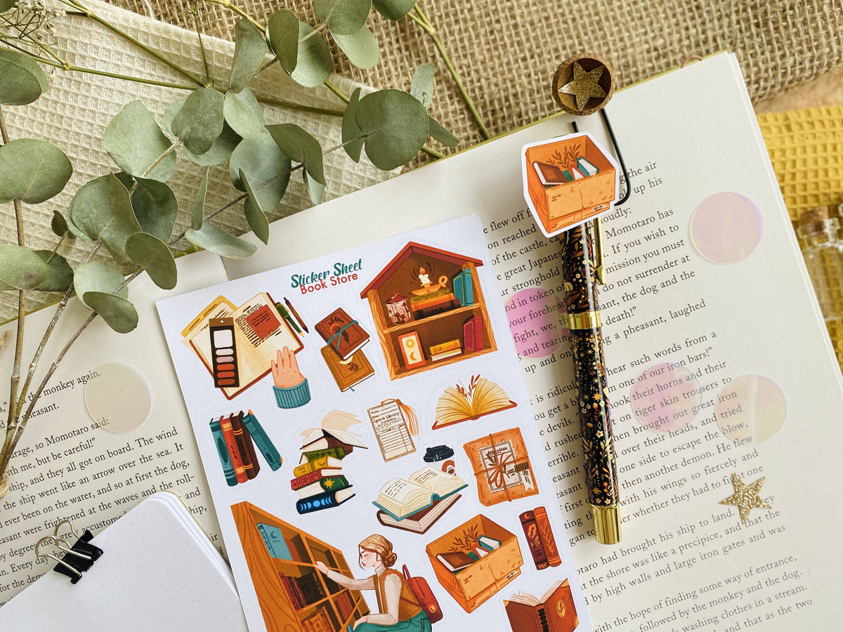 Book Store - Sticker Sheet