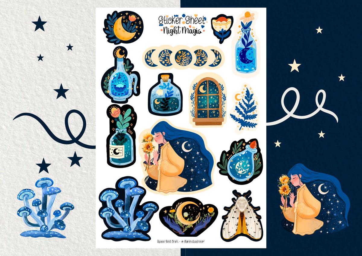 Night Magic - Sticker Sheet