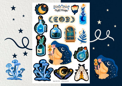 Night Magic - Sticker Sheet