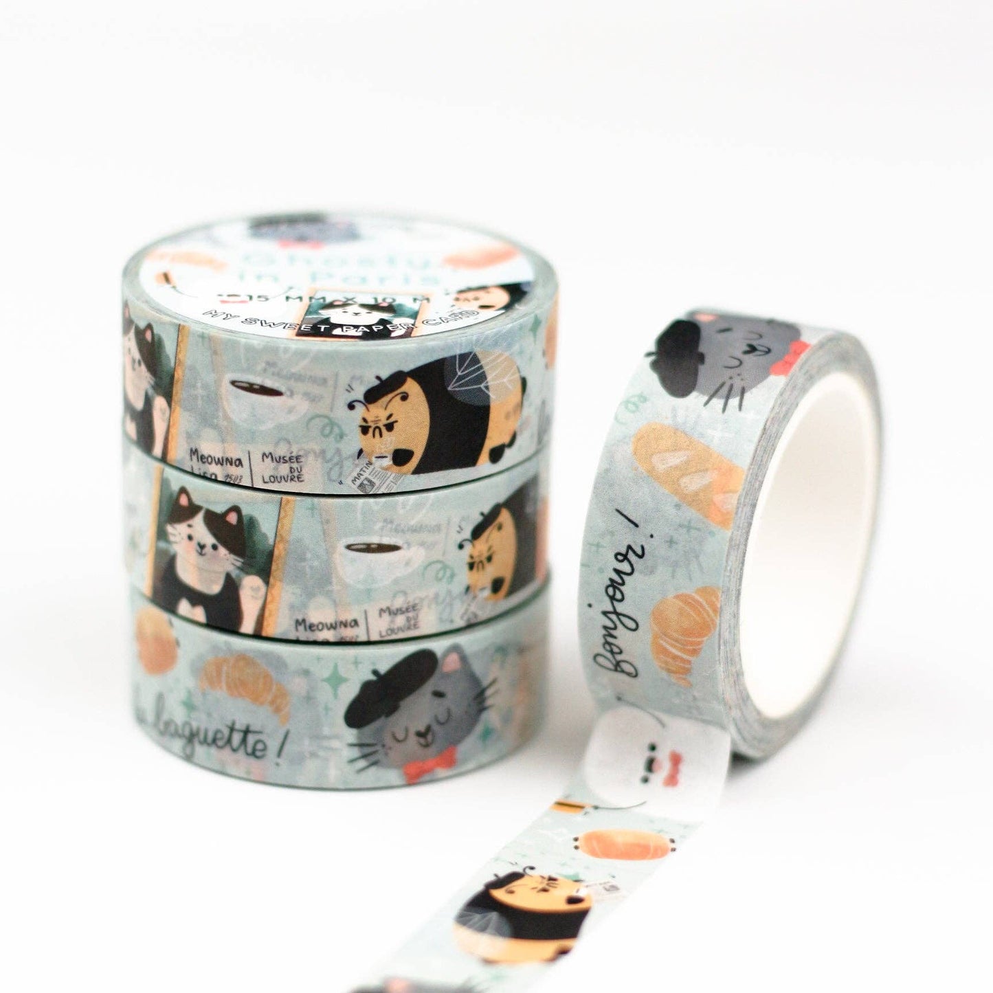 Ghosty in Paris Washi Tape