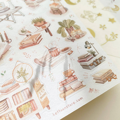 Reading At Home - Sticker Sheet