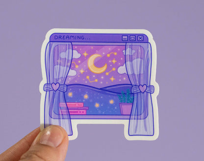 Dreaming Window Vinyl Sticker