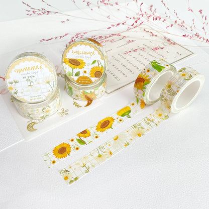 Chamomile & Sunflower - Washi Tapes