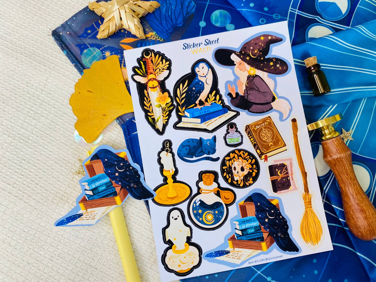 Witch - Sticker Sheet