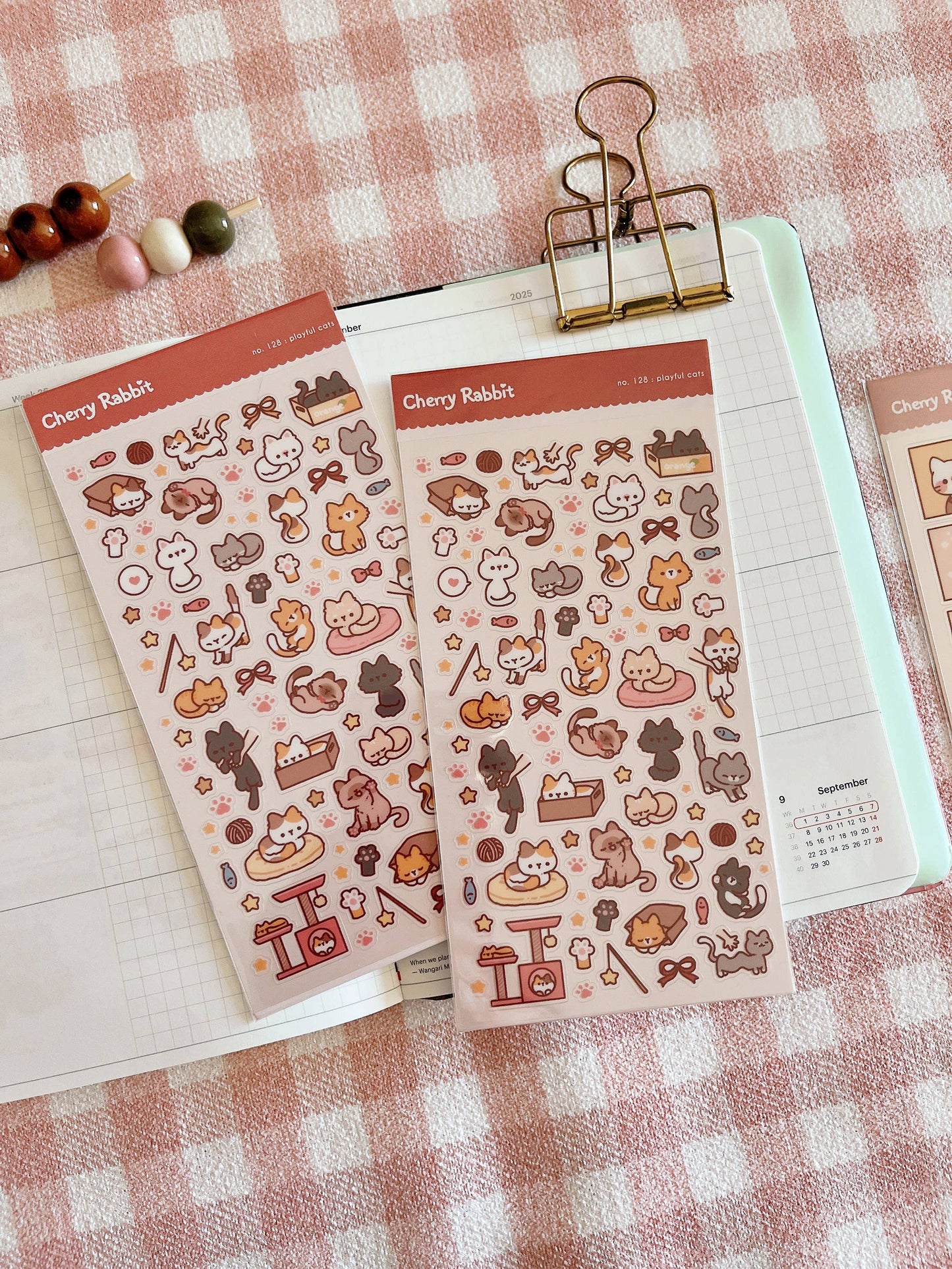 Playful Cats Sticker Sheet