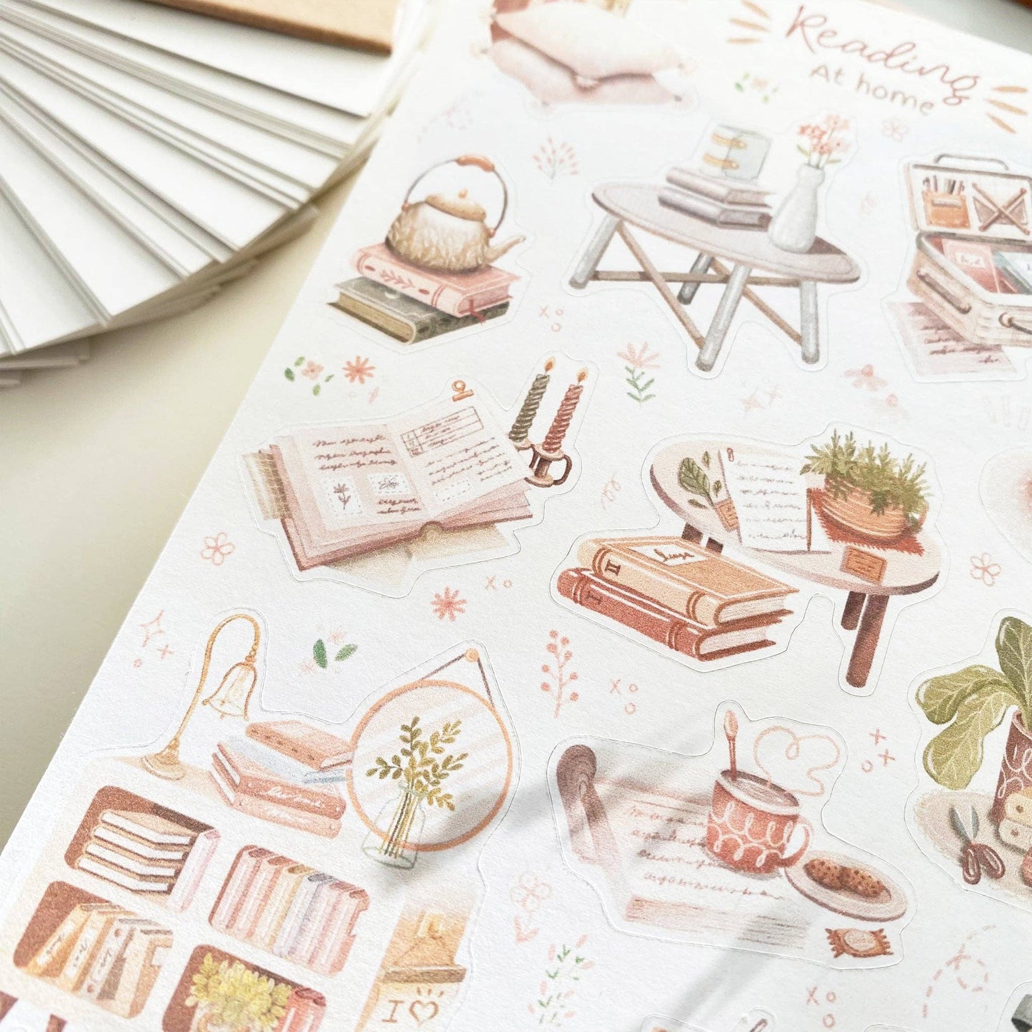 Reading At Home - Sticker Sheet