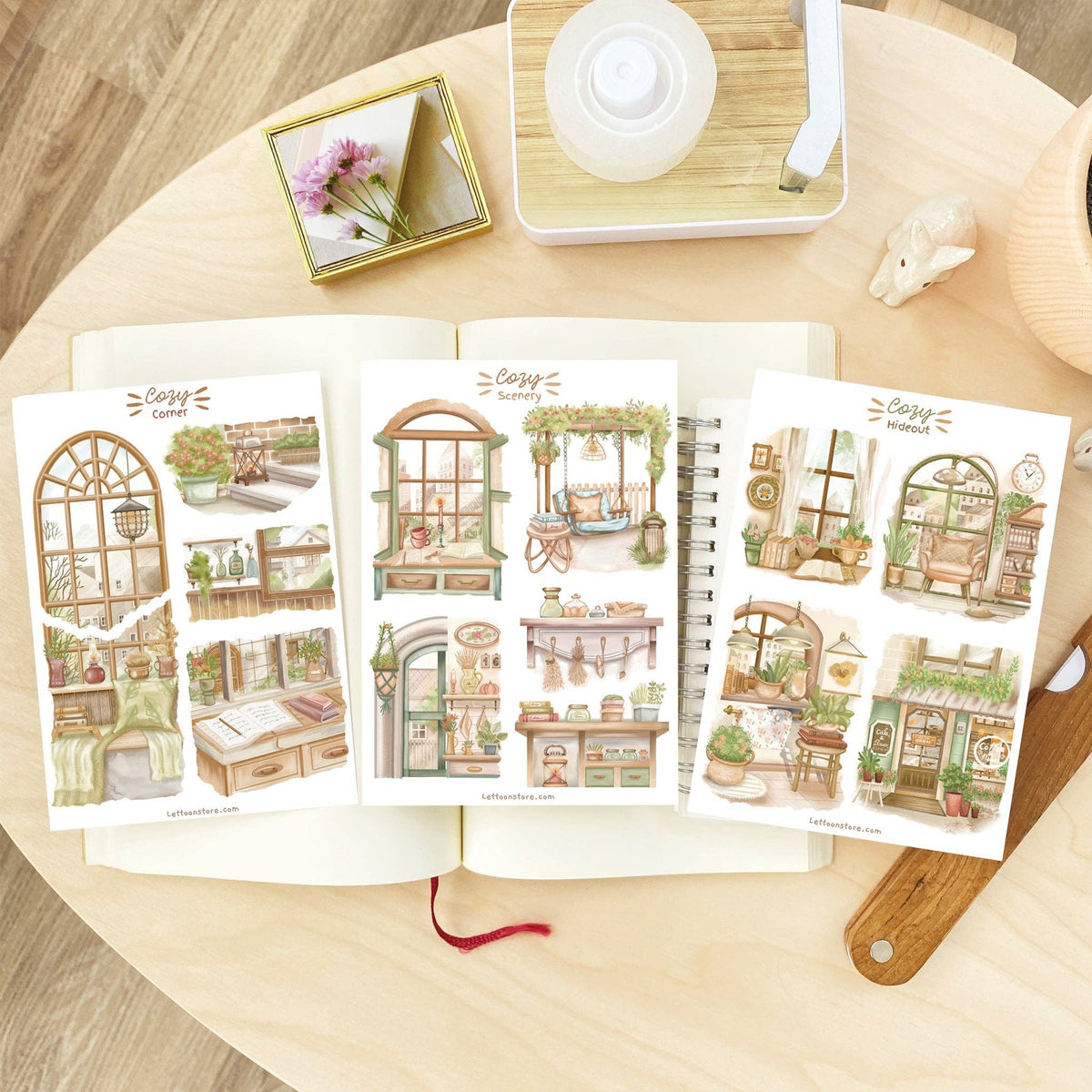 Cozy Set - Sticker Sheets – Cute Stickers Only