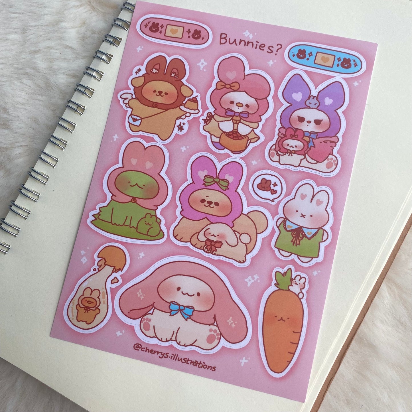 Bunnies? Sticker Sheet