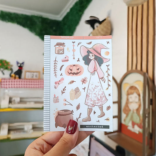 Enchanted | Sorceress | C177 Sticker Sheet