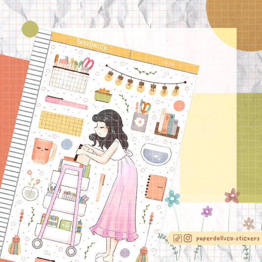 Organizer | Craft Library | C234 Sticker Sheet