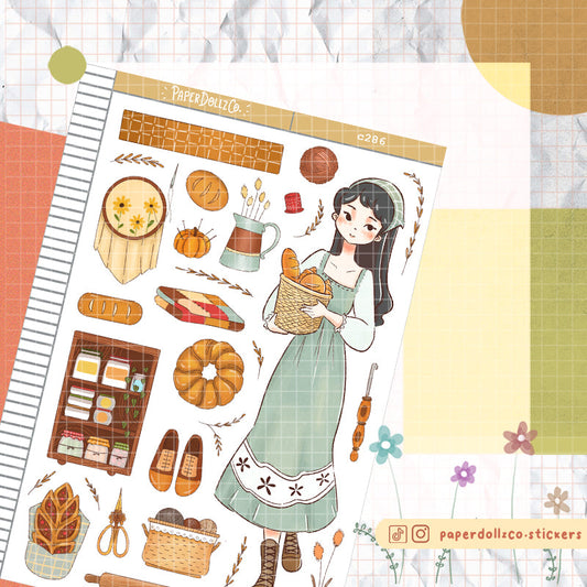 Hobbyist | Cottage Core | C286 Sticker Sheet