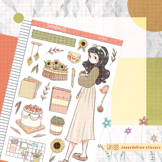 Office Girl | Story of Us | C296 Sticker Sheet