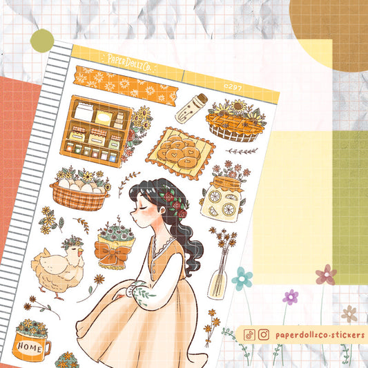Farmlife | The Pretty Petal | C297 Sticker Sheet