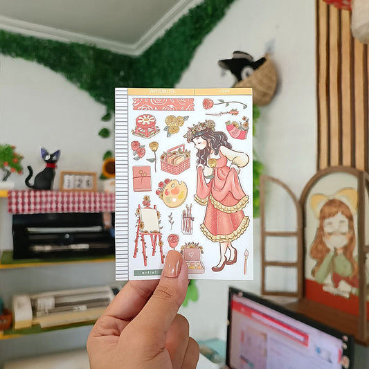 Artist | The Pretty Petal | C298 Sticker Sheet