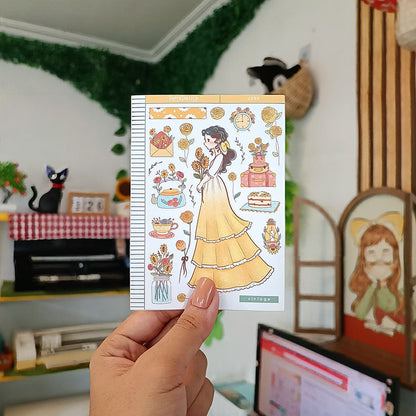 Vintage | The Pretty Petal | C299 Sticker Sheet