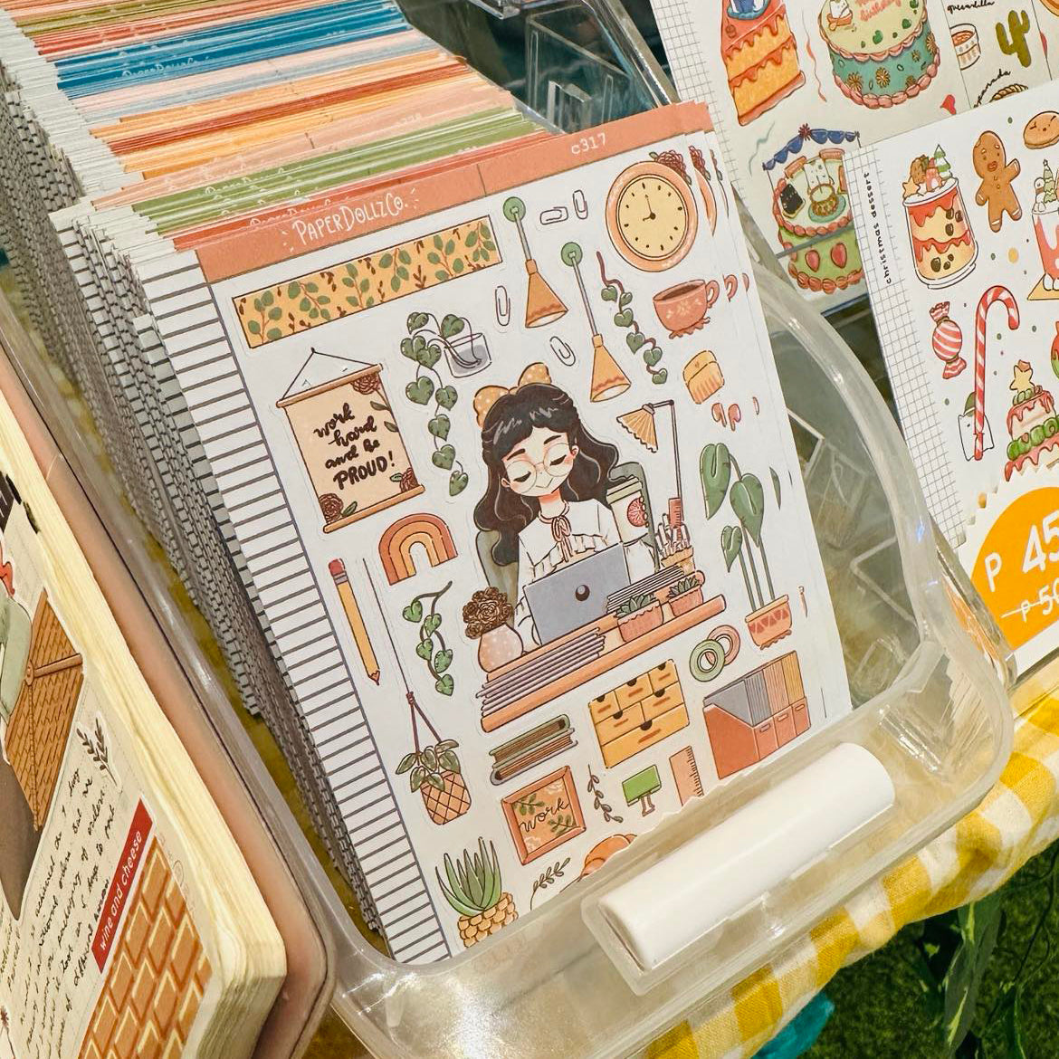 Diligent | Working Women | C317 Sticker Sheet