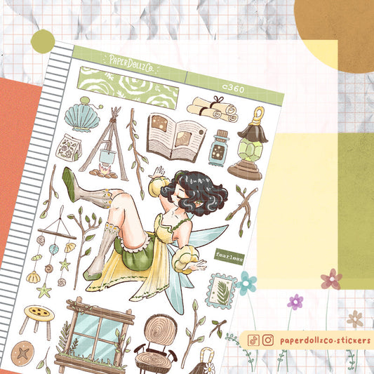 Fearless | Fairy Tales | C360 Sticker Sheet