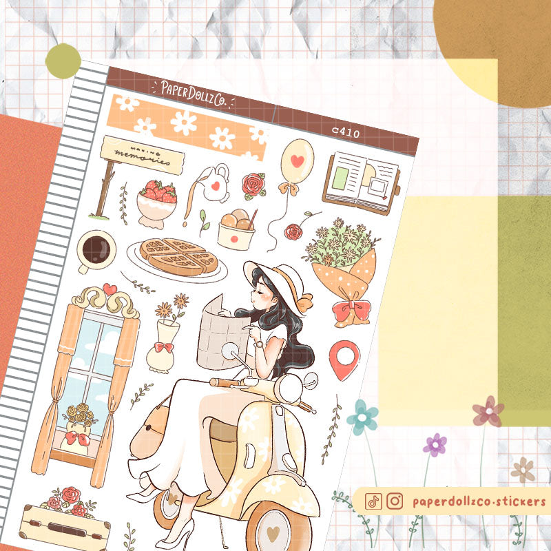 Roadtrip | Wanderlust | C410 Sticker Sheet