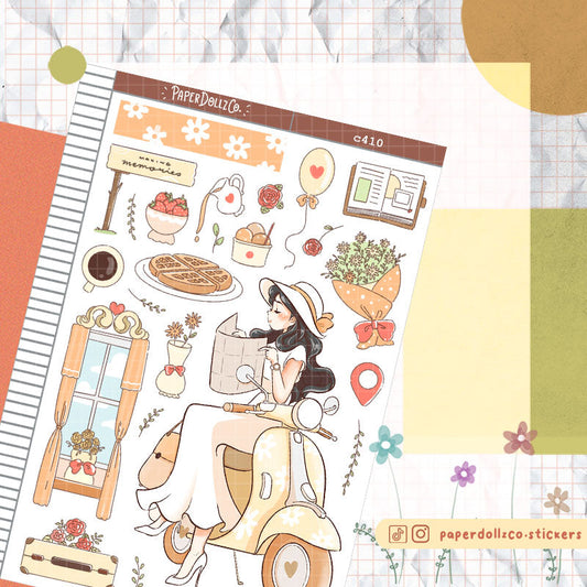 Roadtrip | Wanderlust | C410 Sticker Sheet