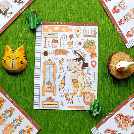 Roadtrip | Wanderlust | C410 Sticker Sheet