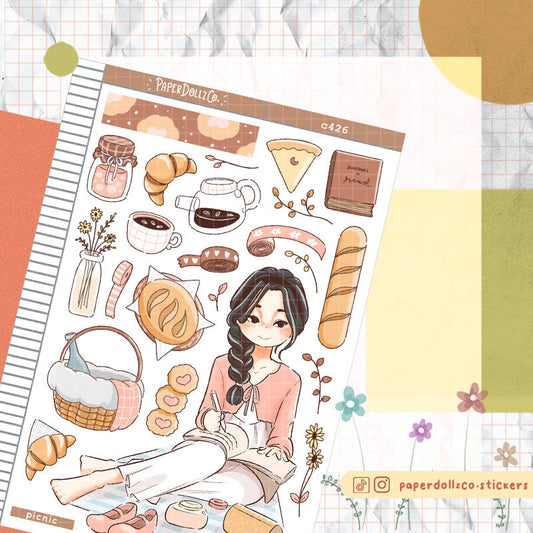 Picnic | Planner Girl | C426 Sticker Sheet