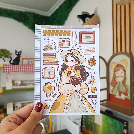 Ethel | Victorian Muses | C437 Sticker Sheet