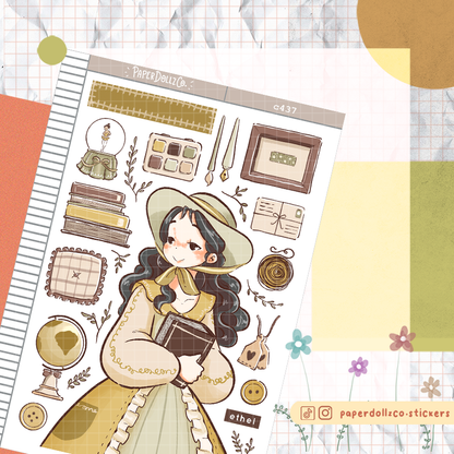 Ethel | Victorian Muses | C437 Sticker Sheet