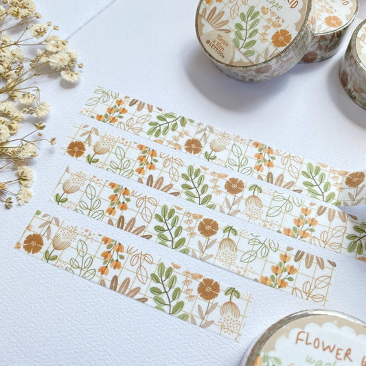 Flower Grid - Washi Tape