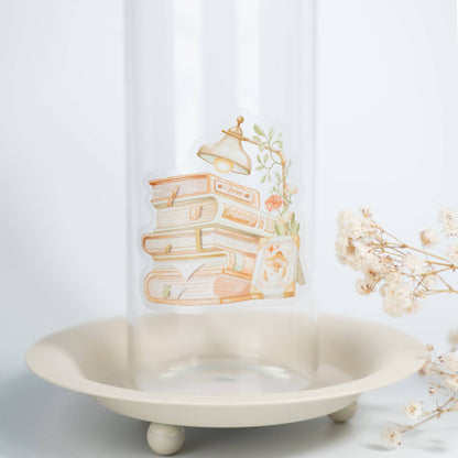 Cozy Reading - Clear Vinyl Sticker