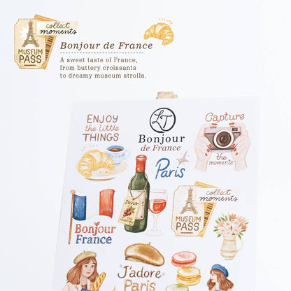 Bonjour de France - Sticker Sheet