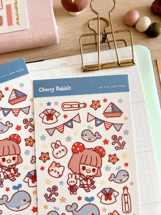 Sailor Friends Sticker Sheet