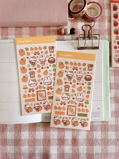 Sweet Orange Sticker Sheet