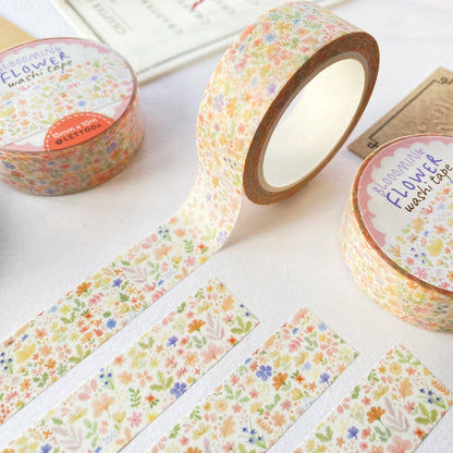 Blooming Flower - Washi Tape