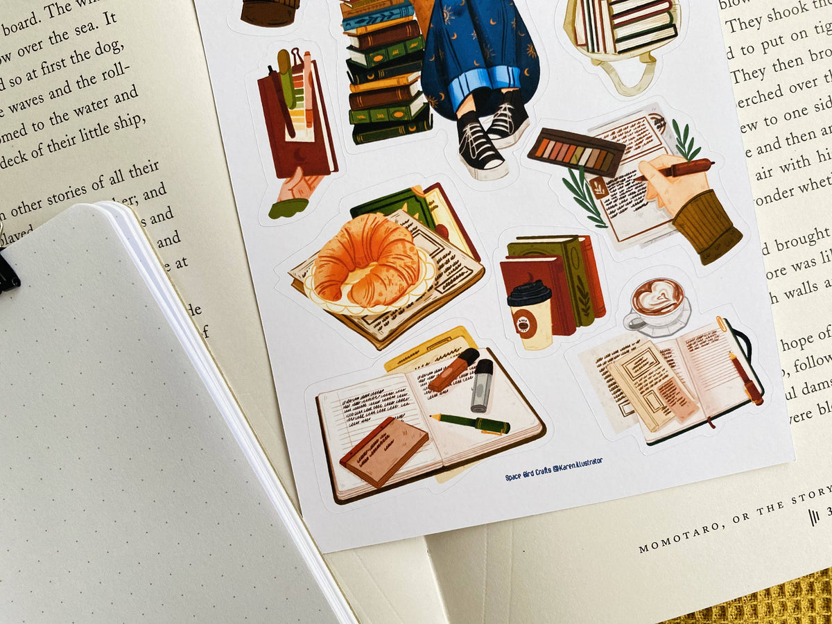 Book Club - Sticker Sheet