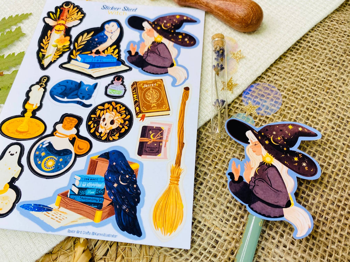 Witch - Sticker Sheet