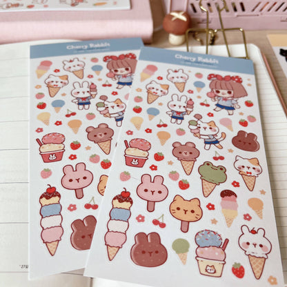 Ice-cream Sticker Sheet