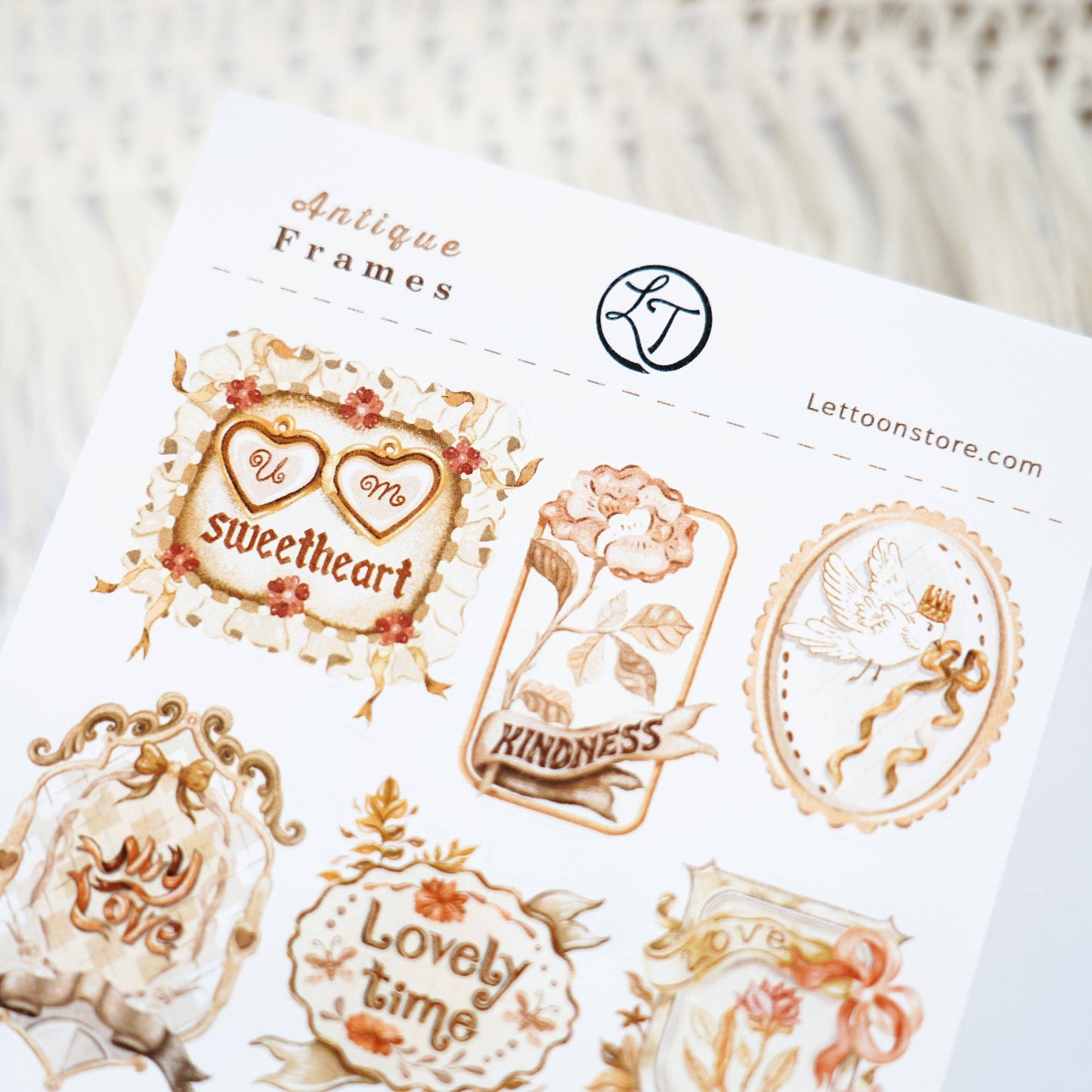 Antique Frames - Sticker Sheet