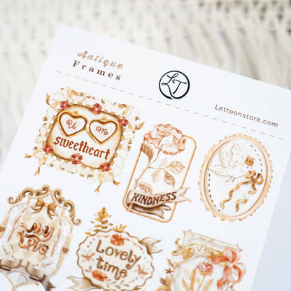 Antique Frames - Sticker Sheet