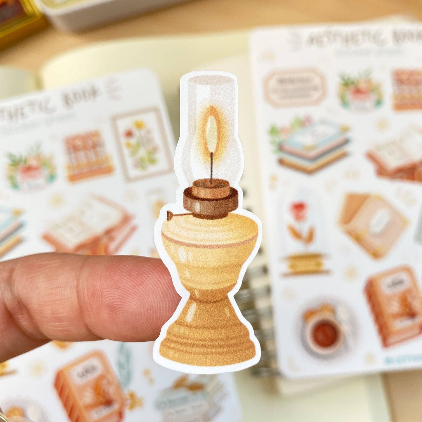 Aesthetic Book - Sticker Sheet